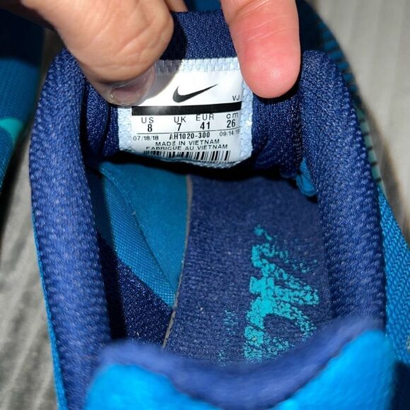 Nike Shoes | Nike Running no Spikes |
Color: Turquoise | Size: 8 | - Picture 9 of 9